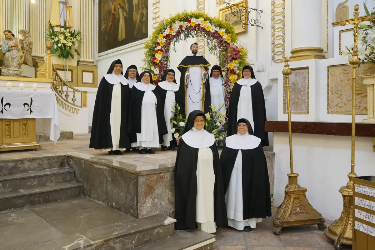 Santa Inés celebra a Santo Domingo con una misa especial