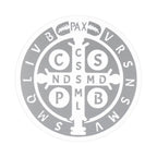 medalla de san benito plata
