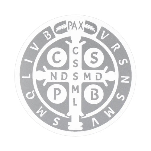medalla de san benito plata