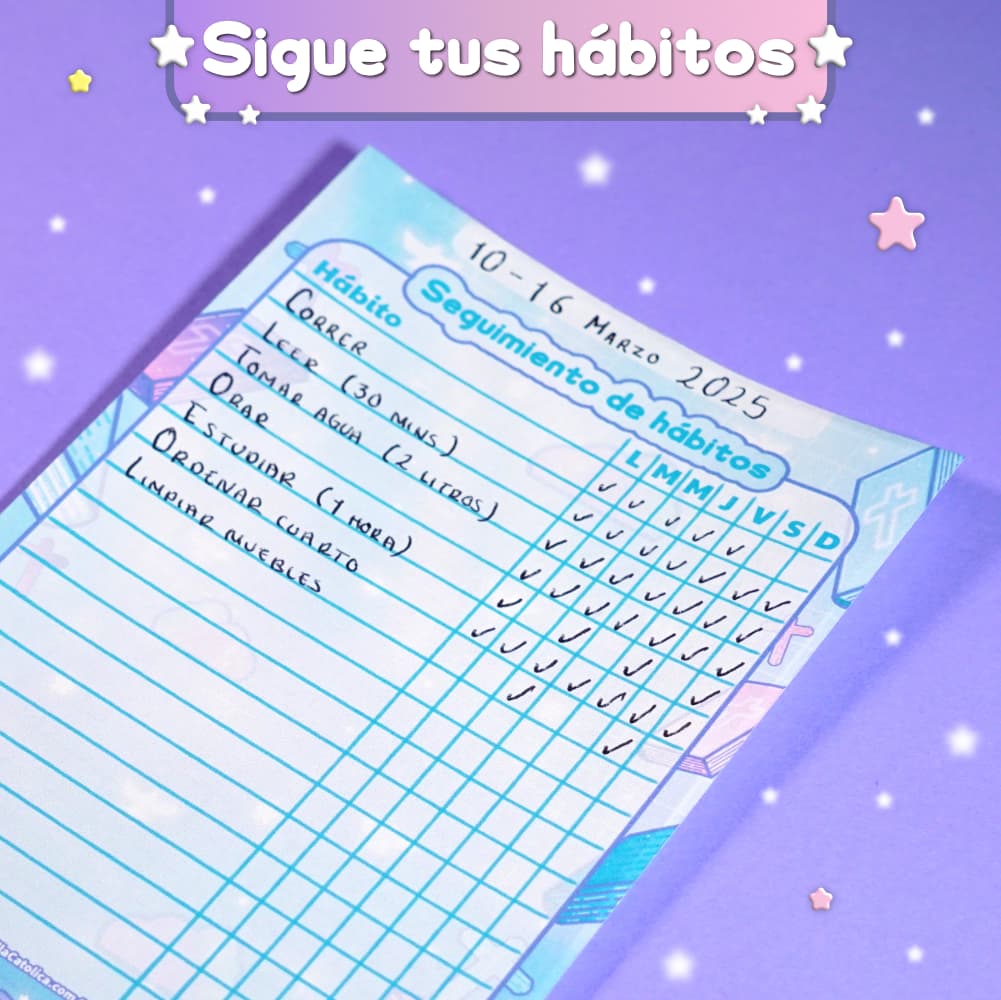 Iluminas mi camino Seguimiento de hábitos || #345