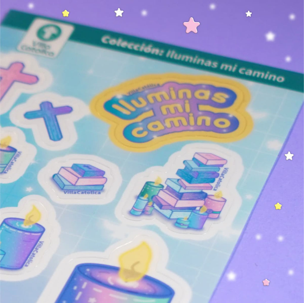 Iluminas mi camino Planilla de stickers || #351