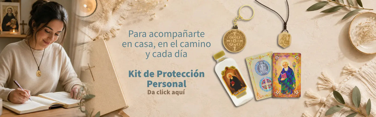 Link al kit de protección personal de San Benito de Nursia
