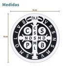 Kit de 3 Medallas de San Benito || Oro, plata y negra