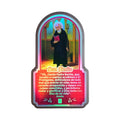 Iman de San Benito con oracion catolica para colocar en refrigerador o superficie metalica